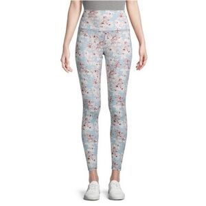 Blue/White Checkered Glyder Workout Leggings